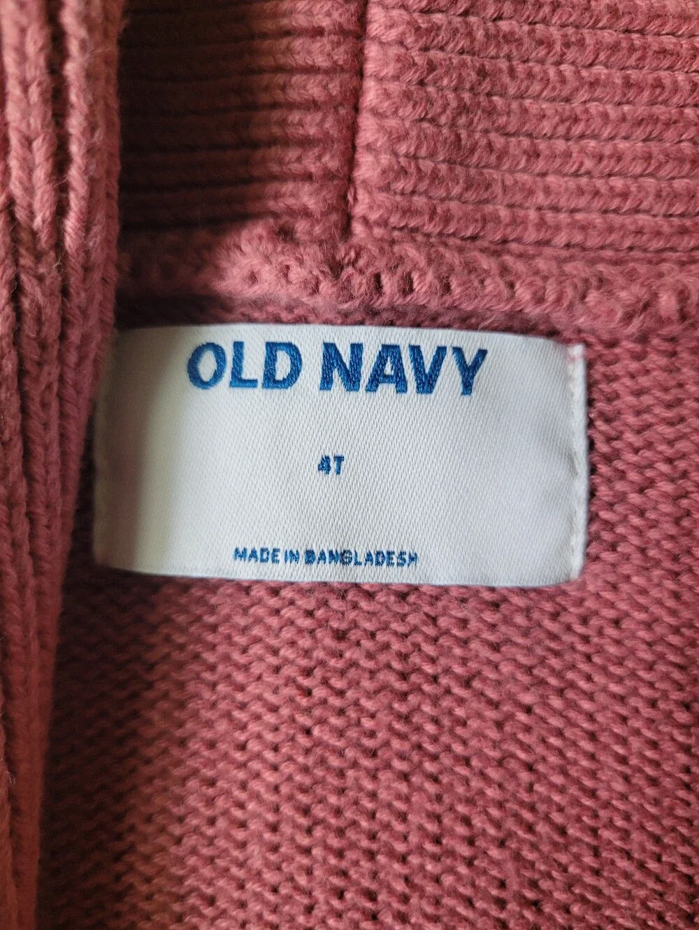 Girls Dusty Rose Cardigan